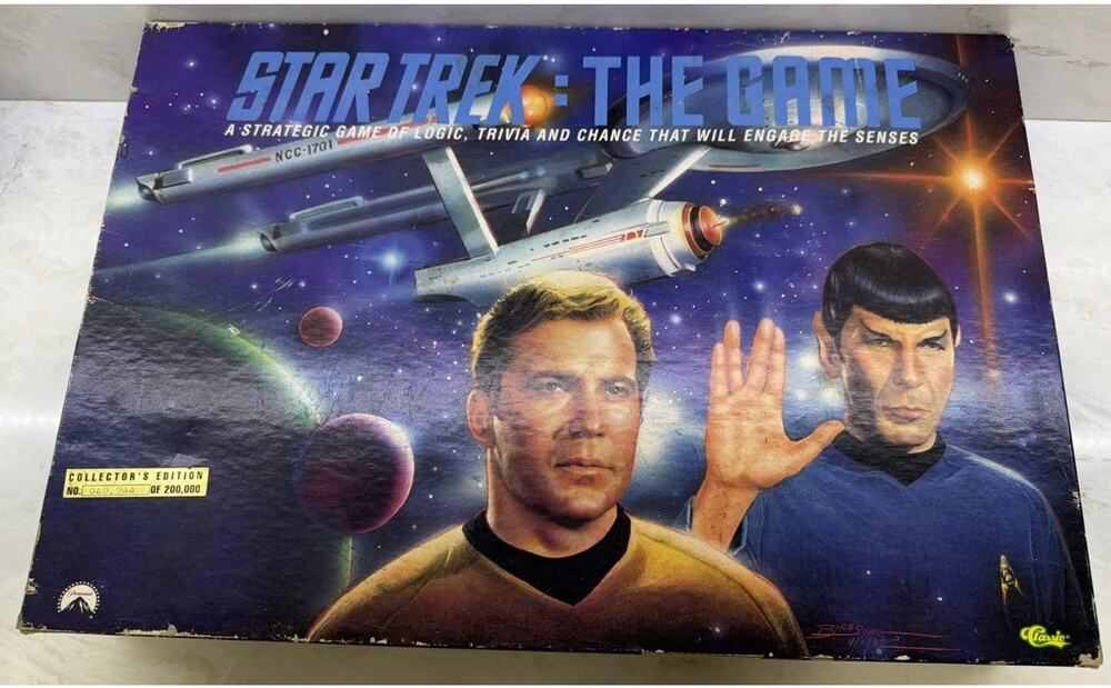 Vintage 1992 Star Trek The Game Collectors Edition Board Game